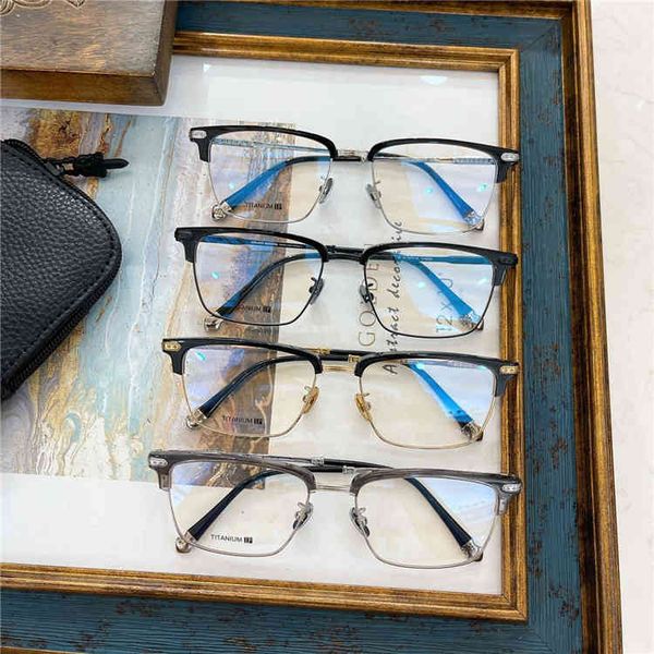2022 factory wholesale crow core pure titanium myopia frame glasses and the same flat eyebrow line, White;black
2022 factory wholesale crow core pure titanium myopia frame glasses and the same flat eyebrow line, White;black