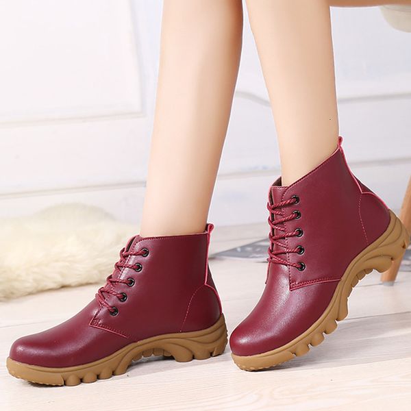 2021 new genuine leather fashion lace up to women's with rubber winter boots u1g8, Black
2021 new genuine leather fashion lace up to women's with rubber winter boots u1g8, Black