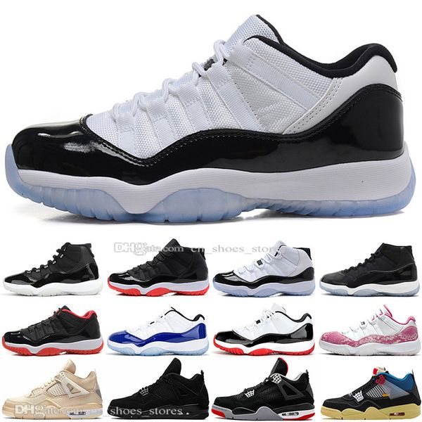 new 11 11s 25th anniversary bred 4 4s cactus jack black cat guava ice basketball shoes concord 45 space jam men sports sneakers
new 11 11s 25th anniversary bred 4 4s cactus jack black cat guava ice basketball shoes concord 45 space jam men sports sneakers
