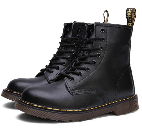 2020 fashion men women shoes martin boots genuine leather black white red blue green brown high lace-up casual shoes outdoor work boots
2020 fashion men women shoes martin boots genuine leather black white red blue green brown high lace-up casual shoes outdoor work boots