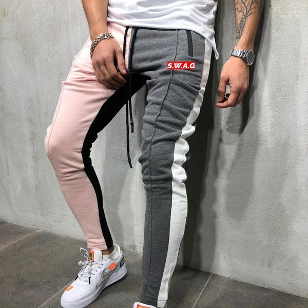 2019 new black and white stripes mens joggers casual pants fitness men sportswear tracksuit bottoms skinny sweatpants trousers1, Blue
2019 new black and white stripes mens joggers casual pants fitness men sportswear tracksuit bottoms skinny sweatpants trousers1, Blue