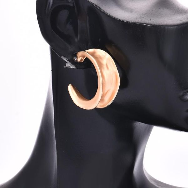 stud fashion retro c-shaped hong kong style circle earrings temperament net red french personality female, Golden;silver
stud fashion retro c-shaped hong kong style circle earrings temperament net red french personality female, Golden;silver