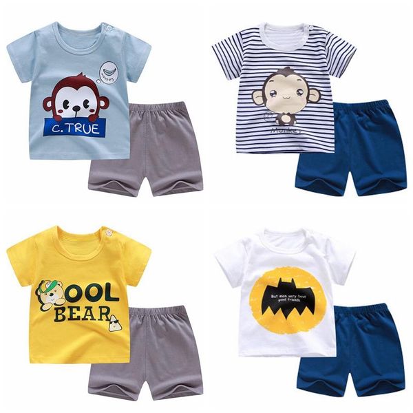 2pcs baby boy summer clothing set infant clothes suit newborn girl short sleeve shorts toddler homewear baby outfits, White
2pcs baby boy summer clothing set infant clothes suit newborn girl short sleeve shorts toddler homewear baby outfits, White