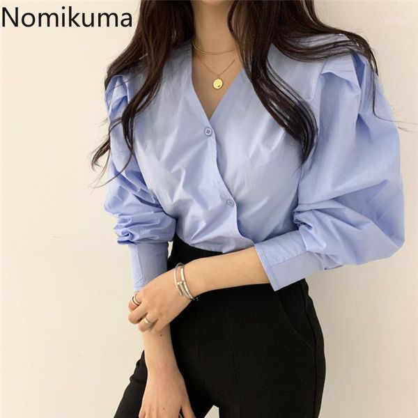 nomikuma v neck long sleeve shirts women solid color casual loose blouse female korean fashion office lady blusas 3c4341, White
nomikuma v neck long sleeve shirts women solid color casual loose blouse female korean fashion office lady blusas 3c4341, White
