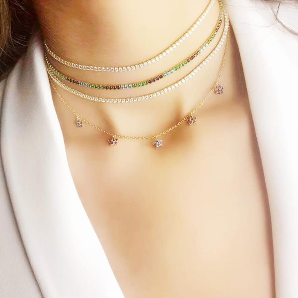 chains tiny clear cz link chain pimping tennis choker necklace charm purple red/gold/white/green color women lady fashion jewelry, Silver
chains tiny clear cz link chain pimping tennis choker necklace charm purple red/gold/white/green color women lady fashion jewelry, Silver