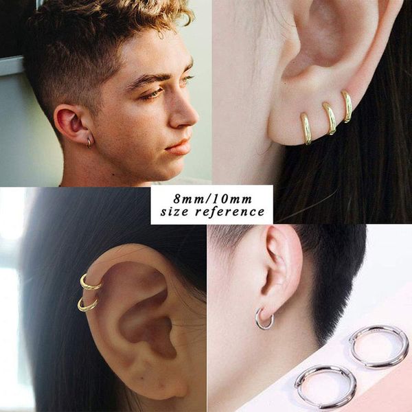 factory price 18k 316l stainless steel fashion8-16mm hoop plated silver rose gold black fashion jewelry round punk huggi, Golden;silver
factory price 18k 316l stainless steel fashion8-16mm hoop plated silver rose gold black fashion jewelry round punk huggi, Golden;silver