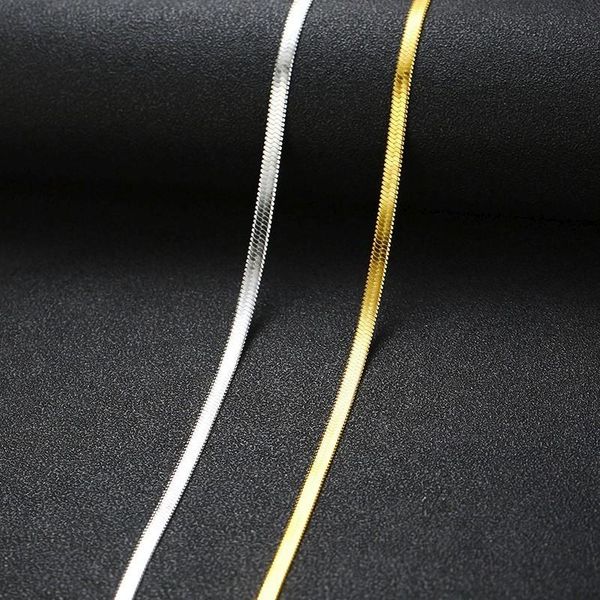 modyle 4mm snake chain choker necklaces for women gold and silver color tone stainless steel collar femenino length adjustable
modyle 4mm snake chain choker necklaces for women gold and silver color tone stainless steel collar femenino length adjustable