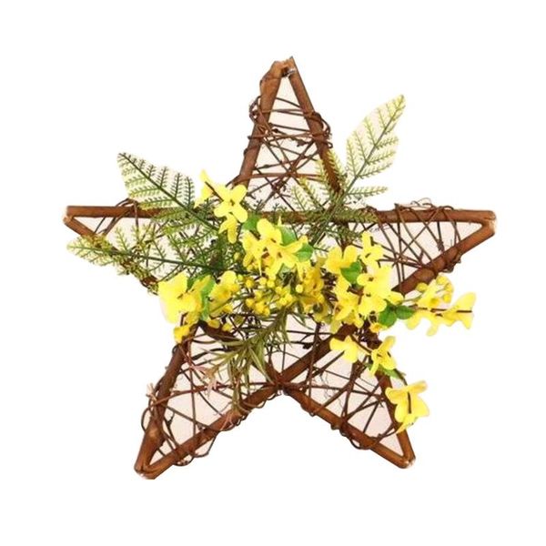 plant simulation garden living room artificial flower wreath pendant front door home decor wooden star wall hanging backdrop
plant simulation garden living room artificial flower wreath pendant front door home decor wooden star wall hanging backdrop