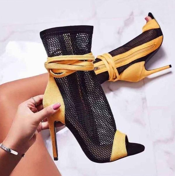 boots sondr women's high heels peep toe ankle fashion laces hollow stiletto sandals party club shoes woman size 42, Black
boots sondr women's high heels peep toe ankle fashion laces hollow stiletto sandals party club shoes woman size 42, Black