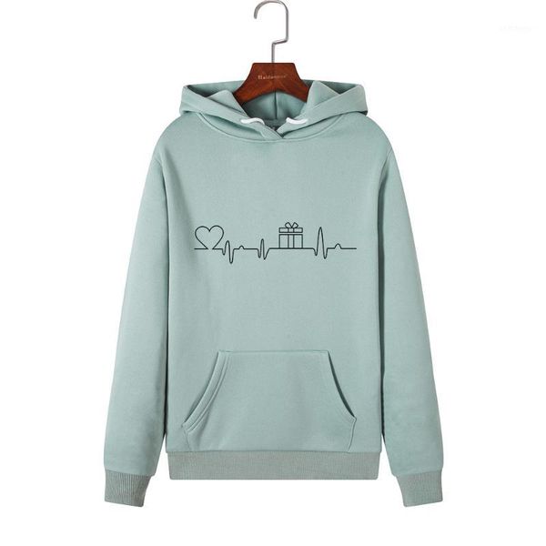 hoodies women 2019 brand female long sleeve heartbeat print hooded sweatshirt tracksuit pullovers casual sportswear s-2xl1, Black
hoodies women 2019 brand female long sleeve heartbeat print hooded sweatshirt tracksuit pullovers casual sportswear s-2xl1, Black