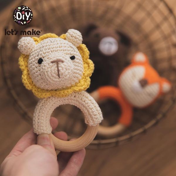 let's make baby toys crochet animal rattle wood ring toys wooden teether bpa rattle amigurumi kids baby gift
let's make baby toys crochet animal rattle wood ring toys wooden teether bpa rattle amigurumi kids baby gift