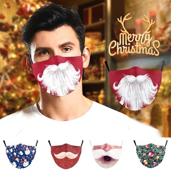 2020 christmas face mask fashion masks cartoon washable printed santa beard mask dust haze mask with filter face shield
2020 christmas face mask fashion masks cartoon washable printed santa beard mask dust haze mask with filter face shield