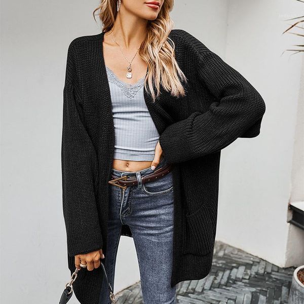 loose knitted cardigan sweater for women 2021 new loose open stitch sleeve autumn winter coat solid casual jumper coat #m1, White
loose knitted cardigan sweater for women 2021 new loose open stitch sleeve autumn winter coat solid casual jumper coat #m1, White
