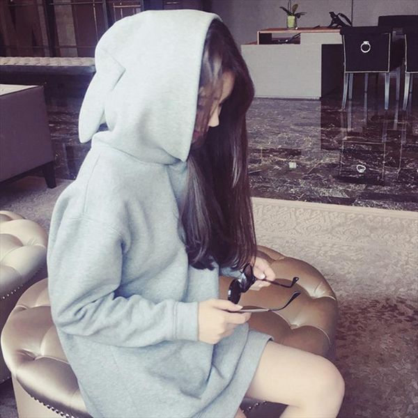 womens hoodies sweet women rabbit ear hooded solid long loose pullovers hoodies drop shipping good quality, Black
womens hoodies sweet women rabbit ear hooded solid long loose pullovers hoodies drop shipping good quality, Black