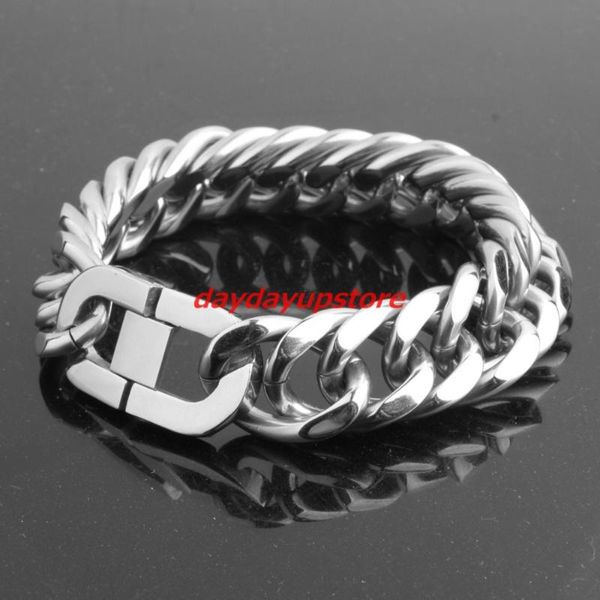 7-11"316l stainless steel bracelet silver color curb cuban link mens boys wristband bangles jewelry 10/12/14/16/18/21mm wide, Black
7-11"316l stainless steel bracelet silver color curb cuban link mens boys wristband bangles jewelry 10/12/14/16/18/21mm wide, Black
