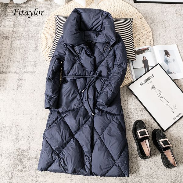 fitaylor 2020 winter down long coat women loose 90% duck down keep warm parkas oversized lapel navy blue jacket waist tie-wrapsx1016, Black;brown
fitaylor 2020 winter down long coat women loose 90% duck down keep warm parkas oversized lapel navy blue jacket waist tie-wrapsx1016, Black;brown