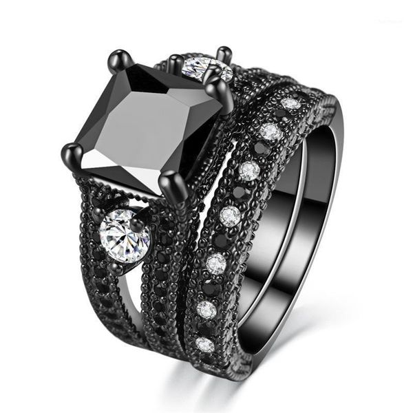 trendy black cubic zirconia wedding bands rings for women silver color ring set wholesale lots bulk1, Golden;silver
trendy black cubic zirconia wedding bands rings for women silver color ring set wholesale lots bulk1, Golden;silver