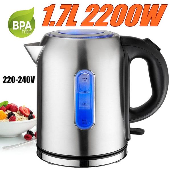 1.7l 2200w electric kettle stainless steel kitchen heating kettle steam induction control automatic shut off keep warm durable
1.7l 2200w electric kettle stainless steel kitchen heating kettle steam induction control automatic shut off keep warm durable