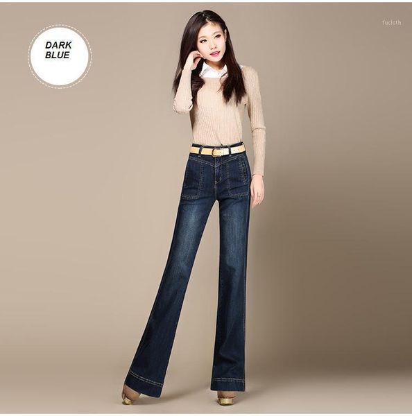 plus size women's boot cut jeans lady fashion high waist wide leg denim pants flares trousers1, Blue
plus size women's boot cut jeans lady fashion high waist wide leg denim pants flares trousers1, Blue