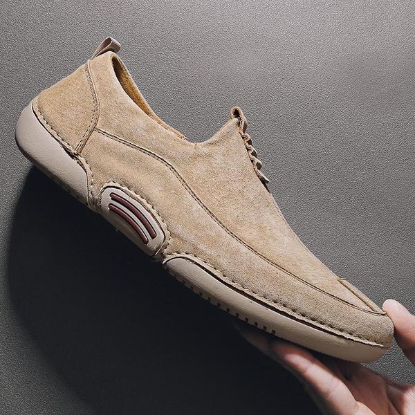 leather mens shoes fashion casual men loafers slip on breathable driving shoes cow suede leather moccasins men, Black
leather mens shoes fashion casual men loafers slip on breathable driving shoes cow suede leather moccasins men, Black