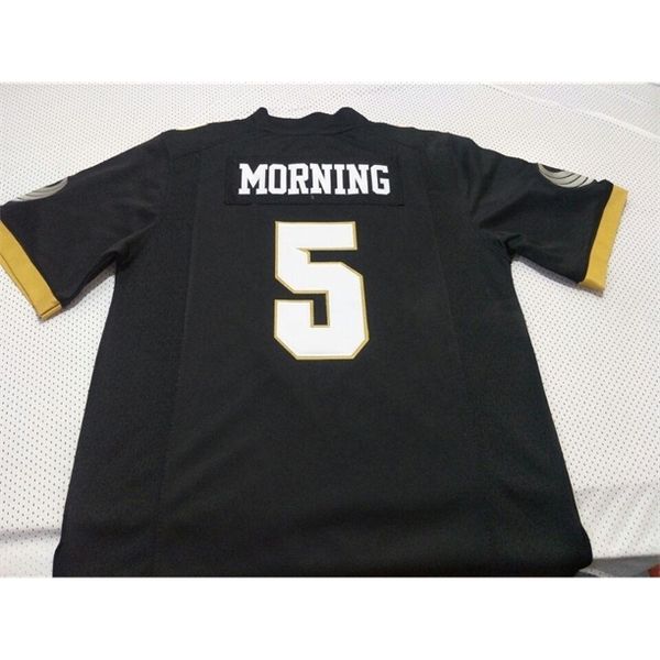 121 ucf knights morning #5 real full embroidery college jersey size s-4xl or custom any name or number jersey, Black
121 ucf knights morning #5 real full embroidery college jersey size s-4xl or custom any name or number jersey, Black