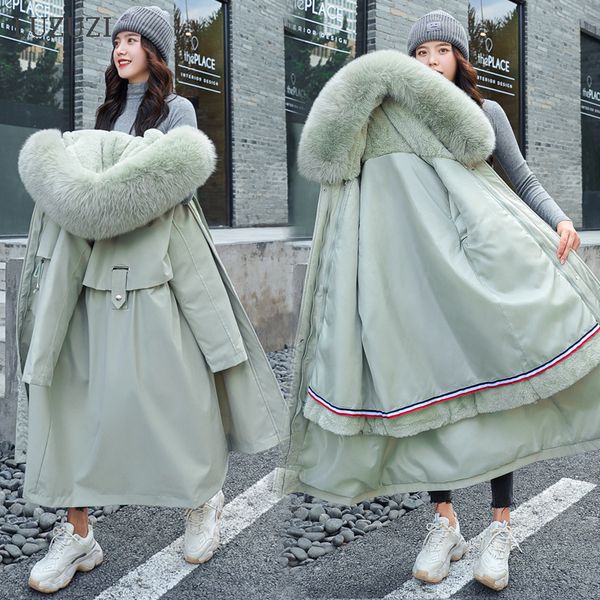 luzuzi parka women's 2020 winter liner removable large size long coat korean-style thick loose down cotton cloth women's jacketx10, Black;brown
luzuzi parka women's 2020 winter liner removable large size long coat korean-style thick loose down cotton cloth women's jacketx10, Black;brown