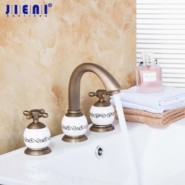 bathroom sink faucets luxury brass material golden cold bathing faucet tap 3pcs set antique bathtub shower basin mixer
bathroom sink faucets luxury brass material golden cold bathing faucet tap 3pcs set antique bathtub shower basin mixer