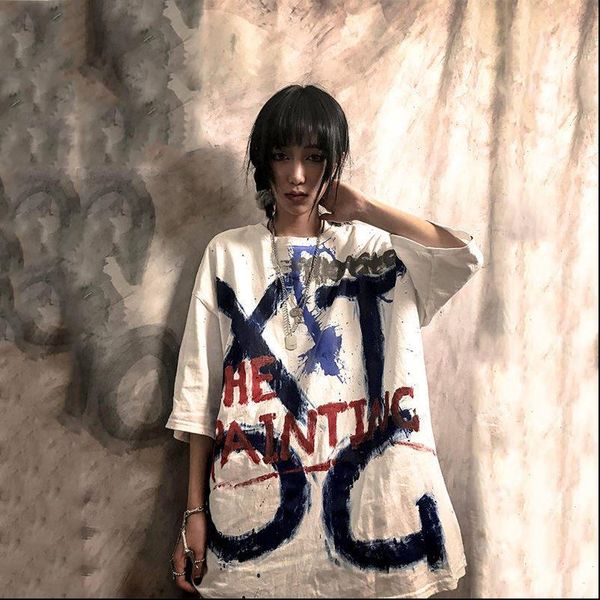 harajuku oversized tshirt streetwear females summer loose hip hop dance clothes women casual punk high street t shirts girl, White
harajuku oversized tshirt streetwear females summer loose hip hop dance clothes women casual punk high street t shirts girl, White