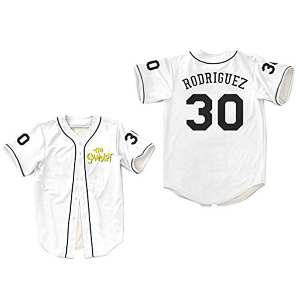 new the sandlot 30 rodriguez shirts embroidered mens movie baseball jerseys gray white blue s m xl xxl 3xl, Blue;black
new the sandlot 30 rodriguez shirts embroidered mens movie baseball jerseys gray white blue s m xl xxl 3xl, Blue;black