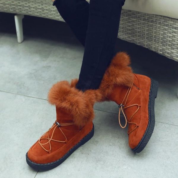 pxelena плюс размер 34-43 зимы женщин теплые ботильоны женские fur flat платформа comfort snow boots женская обувь обувь, Black
pxelena плюс размер 34-43 зимы женщин теплые ботильоны женские fur flat платформа comfort snow boots женская обувь обувь, Black