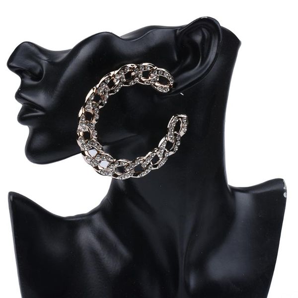 fashion geometric large c shape earrings women hollow big round earrings jewelry female vintage chains punk statement, Silver
fashion geometric large c shape earrings women hollow big round earrings jewelry female vintage chains punk statement, Silver