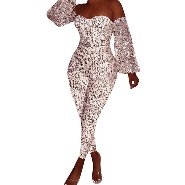 2021 new womens slim fit neck sequin playsuits rompers long sleeve nightclub jumpsuits tke4, Black;white
2021 new womens slim fit neck sequin playsuits rompers long sleeve nightclub jumpsuits tke4, Black;white