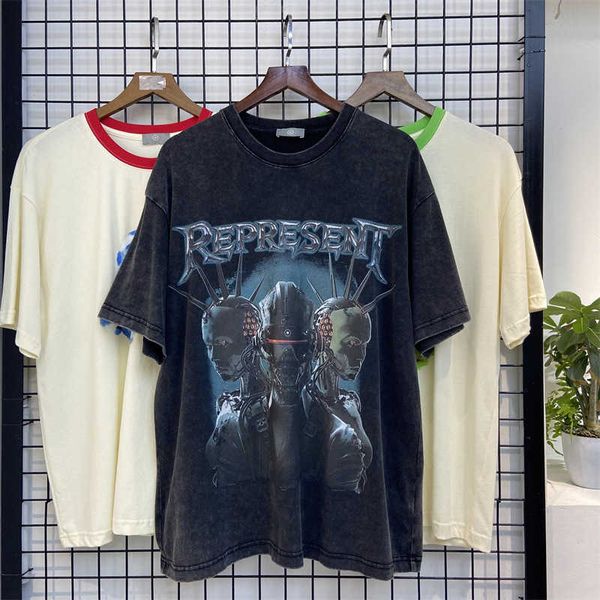 men's t-shirts reappresent short sleeve summer loose, worn and damaged electric rap casual youth t-shirt, White;black
men's t-shirts reappresent short sleeve summer loose, worn and damaged electric rap casual youth t-shirt, White;black