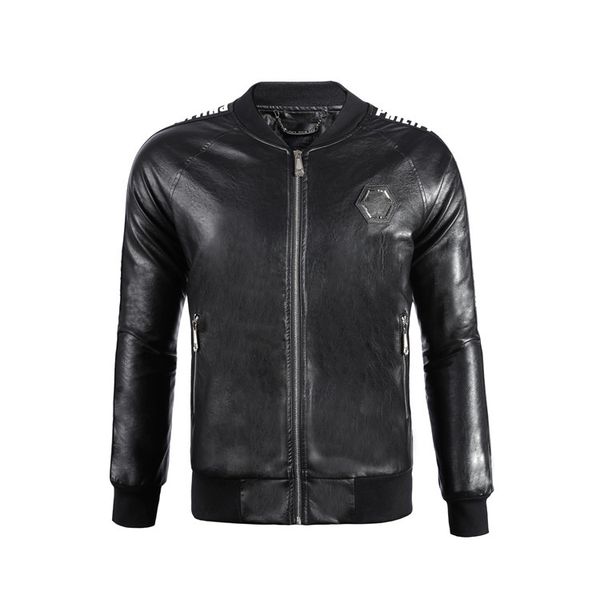 3xl printed phillip plain autumn mens leather jackets motorcycle stand coats zipper pu pocket jackets biker faux leather fashion outerwear, Black
3xl printed phillip plain autumn mens leather jackets motorcycle stand coats zipper pu pocket jackets biker faux leather fashion outerwear, Black