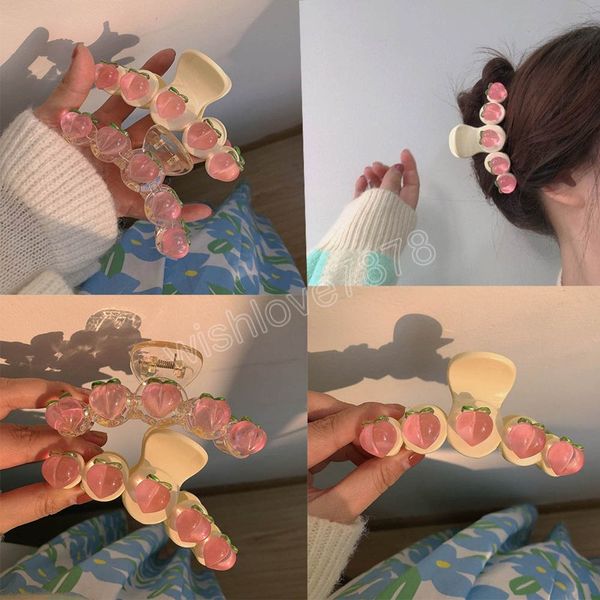 women tough pink peach hair claw large size clamps girls sweet chic hair accessories gift, Slivery;golden
women tough pink peach hair claw large size clamps girls sweet chic hair accessories gift, Slivery;golden