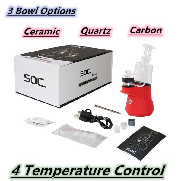 

Min.1set SOC Enail G9 Enail Wax Vaporizer 2600mAh Vape Mod Temperature Control Vape Battery With Ceramic Quartz Carbon Bowl Wax Atomizer