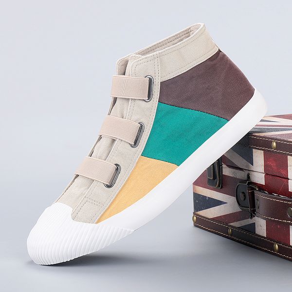 spring new fashion high men colorful canvas shoes outdoor breathable light high footwear cloth casual sneakers 201012, Black
spring new fashion high men colorful canvas shoes outdoor breathable light high footwear cloth casual sneakers 201012, Black