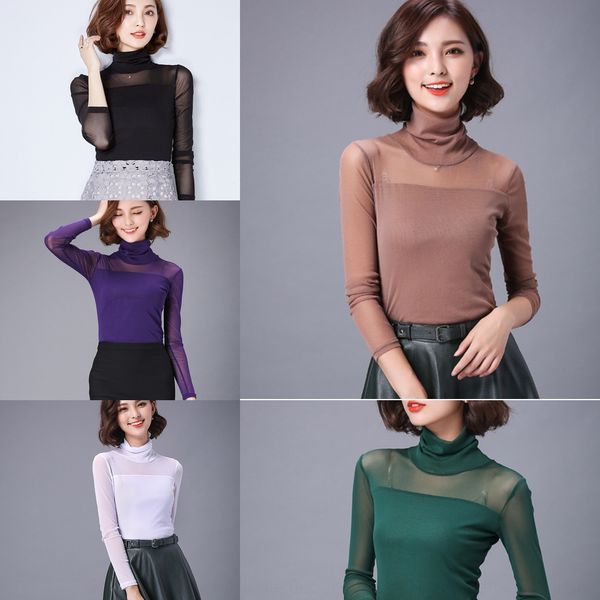 korean style shirtlace shirtwomen's 2020 spring and autumn new large size high collar versatile mesh lace base shirt t-shirt tjtbq t, White
korean style shirtlace shirtwomen's 2020 spring and autumn new large size high collar versatile mesh lace base shirt t-shirt tjtbq t, White