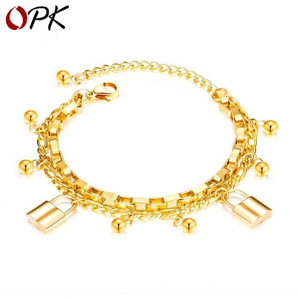 fashionable ins design titanium steel girl double ball padlock personalized hand jewelry fashionable ins design titanium steel girl bracelet, Golden;silver
fashionable ins design titanium steel girl double ball padlock personalized hand jewelry fashionable ins design titanium steel girl bracelet, Golden;silver