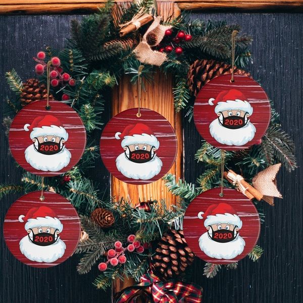 2020 ornament diy xmas gift 3pcs santa claus snowman with mask tree pendants new year christmas decorations l918
2020 ornament diy xmas gift 3pcs santa claus snowman with mask tree pendants new year christmas decorations l918
