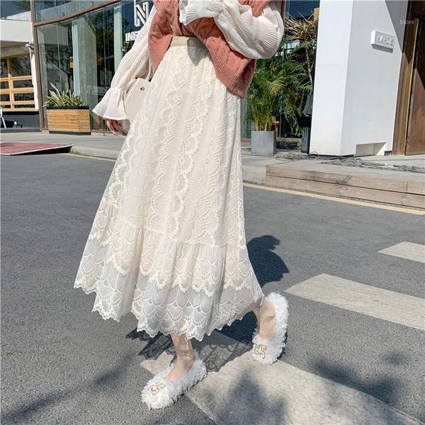 2020 hollow out lace a line midi skirts women korean high waist casual long skirt elegant loose waist black skirt faldas mujer1
2020 hollow out lace a line midi skirts women korean high waist casual long skirt elegant loose waist black skirt faldas mujer1
