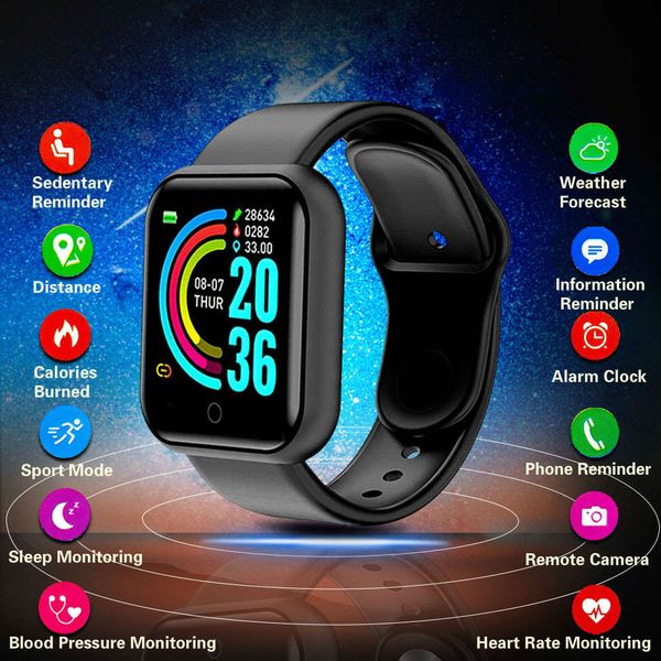 y68 smart bracelet d20 color screen heart rate blood prsure sleep monitoring bluetooth watch movement meter step
y68 smart bracelet d20 color screen heart rate blood prsure sleep monitoring bluetooth watch movement meter step