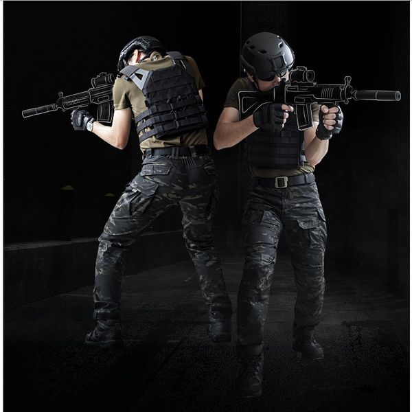sector seven military multi pockets cargo pants dark camouflage regular tactical pants active men's trousers lj201221, Black
sector seven military multi pockets cargo pants dark camouflage regular tactical pants active men's trousers lj201221, Black