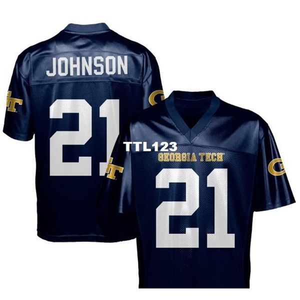 3740 ga tech yellowjackets c. johnson #21 real full embroidery college jersey size s-4xl or custom any name or number jersey, Black
3740 ga tech yellowjackets c. johnson #21 real full embroidery college jersey size s-4xl or custom any name or number jersey, Black