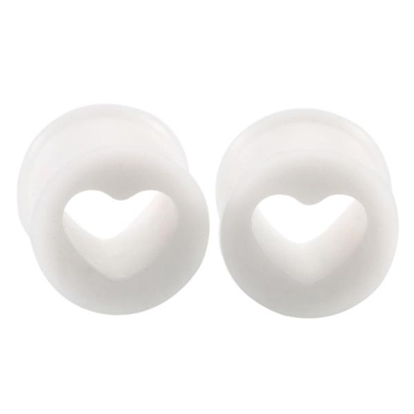 2pcs sile ear plugs and tunnels 4-25mm hollow heart ear gauges expander stretcher for earrings piercing body jewelry q sqcboc, Silver
2pcs sile ear plugs and tunnels 4-25mm hollow heart ear gauges expander stretcher for earrings piercing body jewelry q sqcboc, Silver