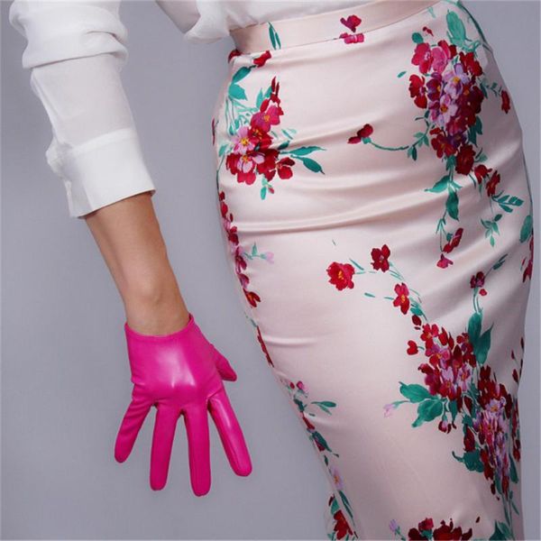 five fingers gloves short leather 16cm simulation imitation sheepskin pu female models rose red deep pink purple pumh16, Blue;gray
five fingers gloves short leather 16cm simulation imitation sheepskin pu female models rose red deep pink purple pumh16, Blue;gray