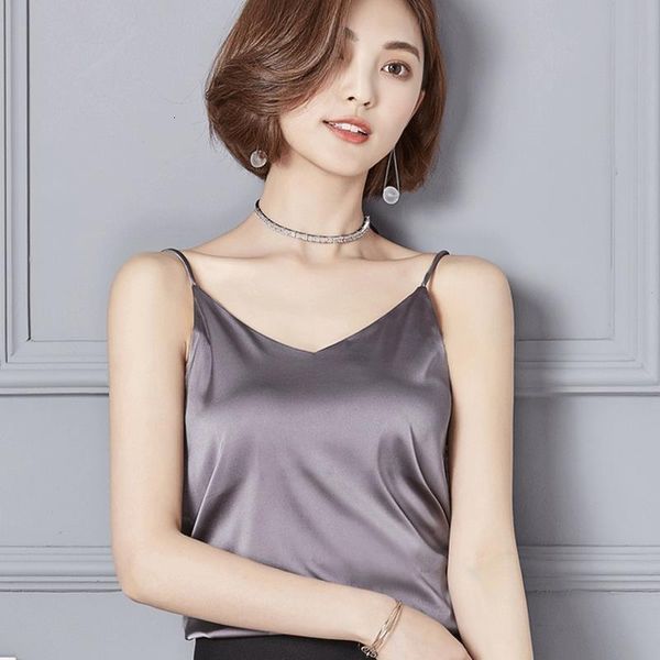 new women satin vest plain sleeveless loose sweat camis camisole inner vest fashion drop shipping, White 
new women satin vest plain sleeveless loose sweat camis camisole inner vest fashion drop shipping, White