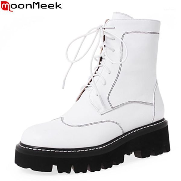 moonmeek 2020 new women boots med heels round toe platform shoes woman genuine leather casual ankle boots black white1
moonmeek 2020 new women boots med heels round toe platform shoes woman genuine leather casual ankle boots black white1