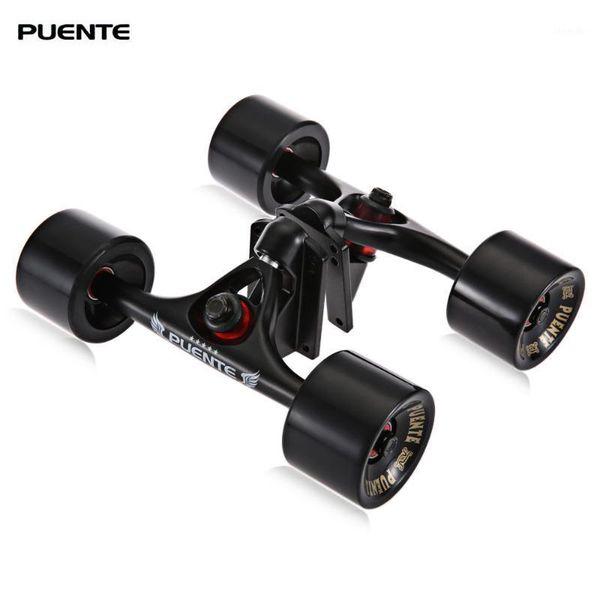 skateboarding puente 2pcs / set 70 x 51mm skateboard truck with skate wheel riser abec - 9 bearing bolt nut1
skateboarding puente 2pcs / set 70 x 51mm skateboard truck with skate wheel riser abec - 9 bearing bolt nut1