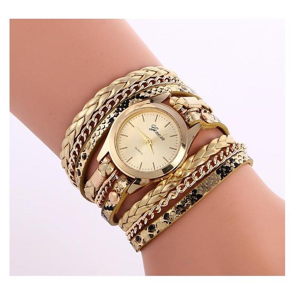 fashion watch colorful vintage watches weave wrap rivet ladies leather bracelet wristwatches chain dress watches for women ladies xdcu5, Slivery;brown
fashion watch colorful vintage watches weave wrap rivet ladies leather bracelet wristwatches chain dress watches for women ladies xdcu5, Slivery;brown